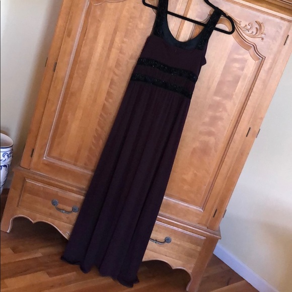 Talbots Grecian Style Gown with beading in Size 8 - Picture 6 of 8